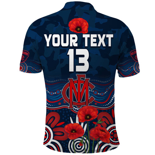 custom-text-and-number-demons-anzac-2022-polo-shirt-melbourne-football-aboriginal-poppy