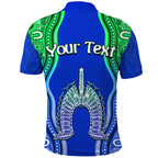 custom-personalised-torres-strait-islands-polo-shirt-the-dhari-mix-aboriginal-turtle-version-blue