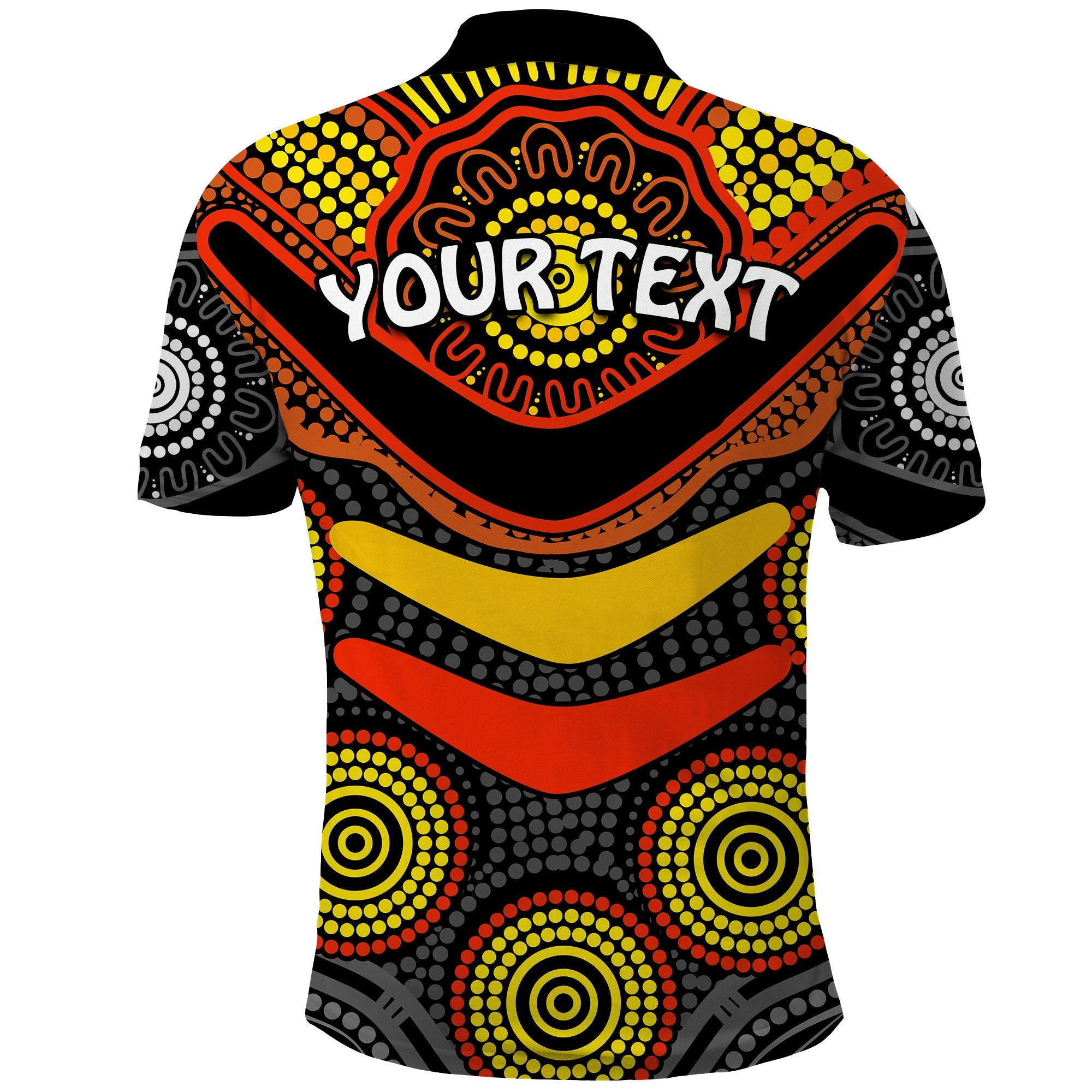 custom-personalised-naidoc-week-2022-polo-shirt-aboriginal-get-up-stand-up-show-up