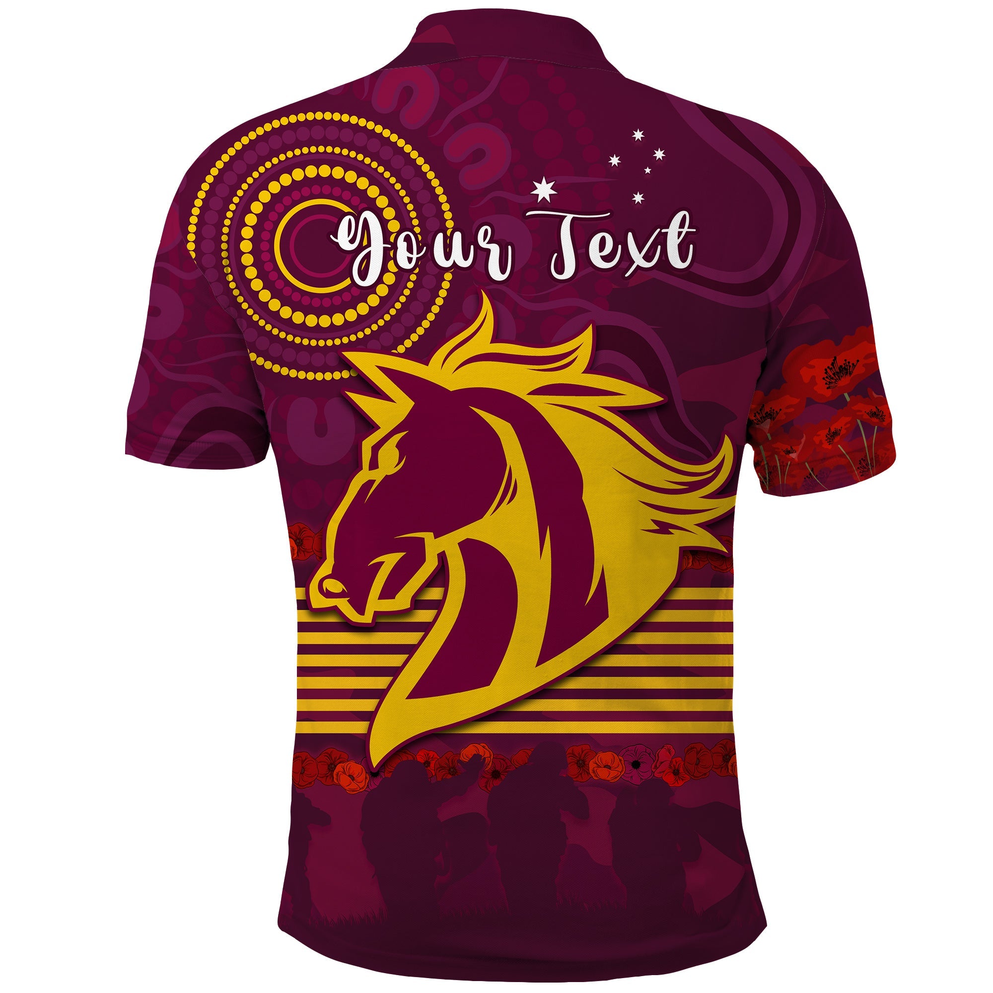 custom-personalised-broncos-anzac-day-polo-shirt-aboriginal-lest-we-forget-ver01