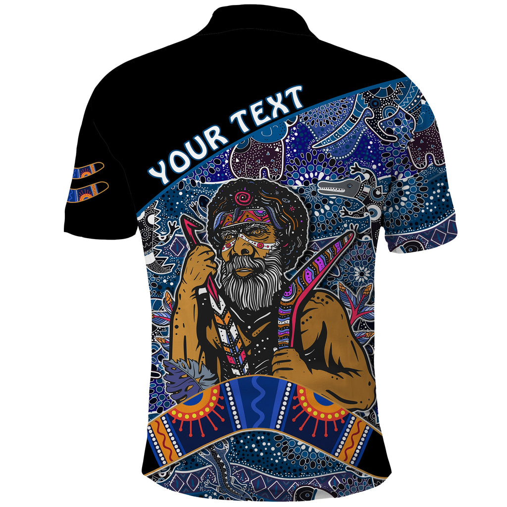 custom-personalised-australian-boomerang-polo-shirt-indigenous-australia-blue-graceful