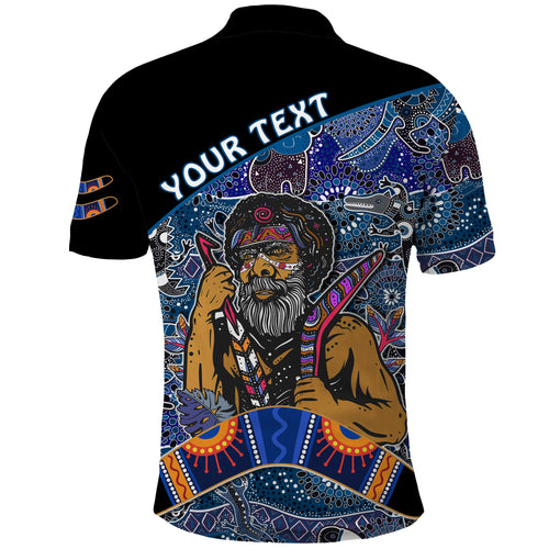 custom-personalised-australian-boomerang-polo-shirt-indigenous-australia-blue-graceful