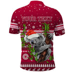 custom-personalised-reds-christmas-polo-shirt-queensland-rugby-indigenous