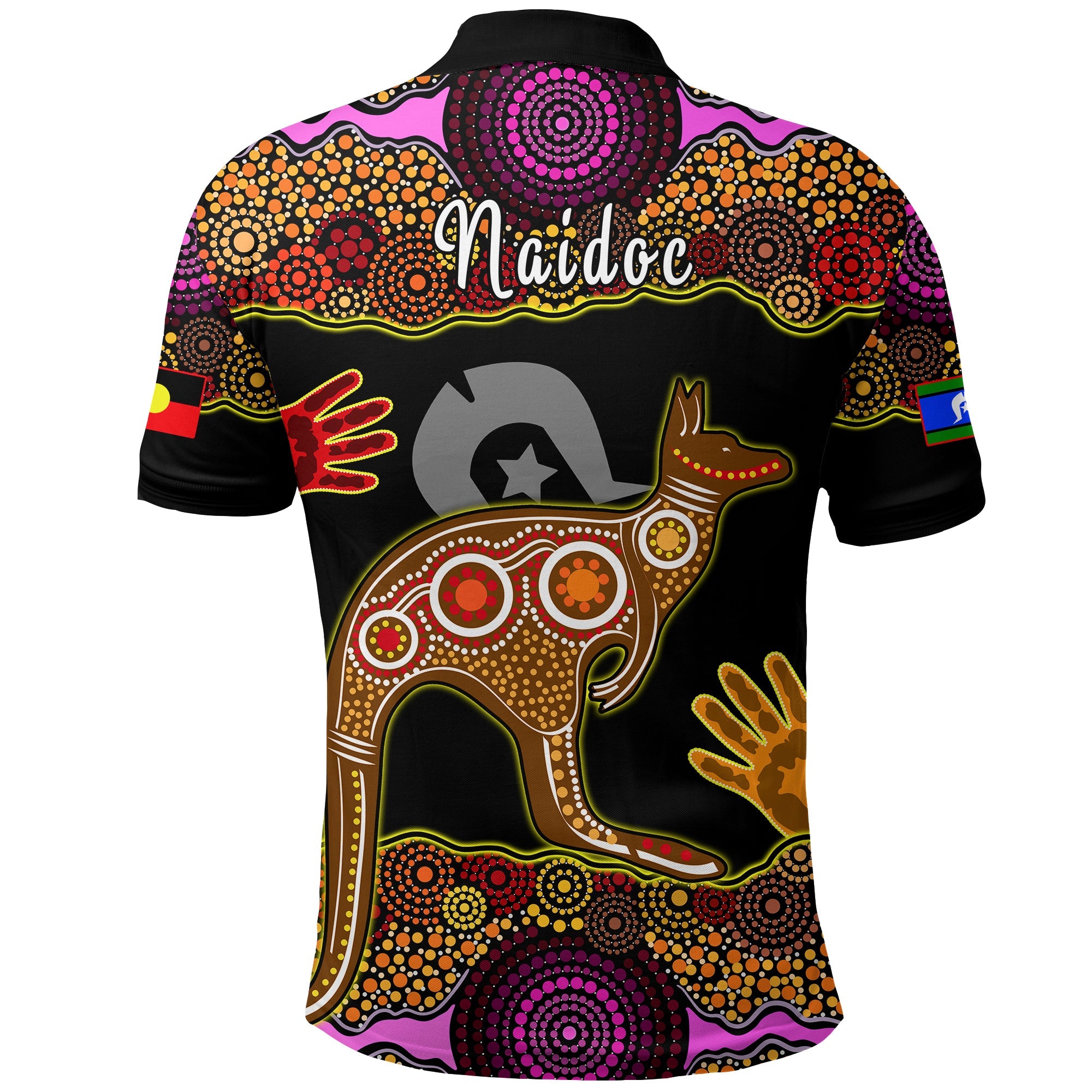 custom-personalised-naidoc-heal-country-polo-shirt-kangaroo-australia