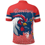 combo-polo-shirt-and-men-short-roosters-red-aboriginal-rugby