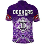 custom-personalised-dockers-anzac-2022-polo-shirt-fremantle-football-aboriginal-poppy-flowers