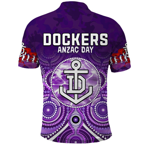 custom-personalised-dockers-anzac-2022-polo-shirt-fremantle-football-aboriginal-poppy-flowers