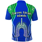torres-strait-islands-polo-shirt-the-dhari-mix-aboriginal-turtle-version-blue