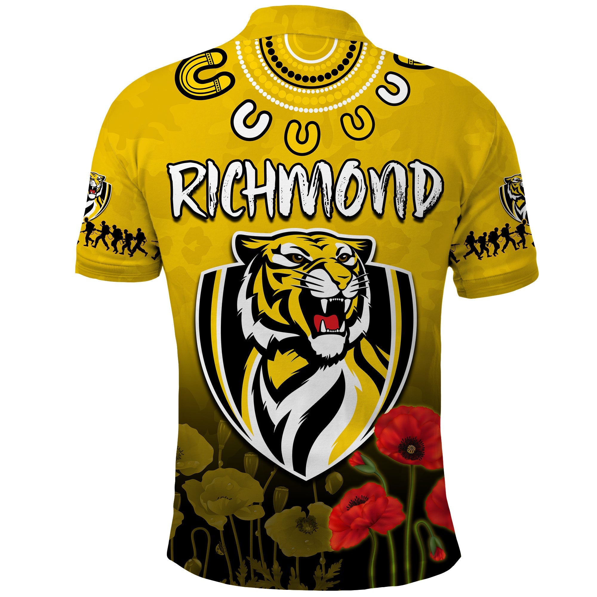 richmond-anzac-2022-polo-shirt-tigers-aboriginal-poppy