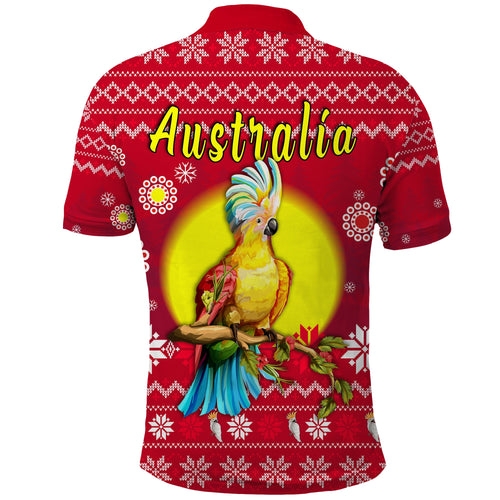 australia-christmas-polo-shirt-be-loved-cockatoo