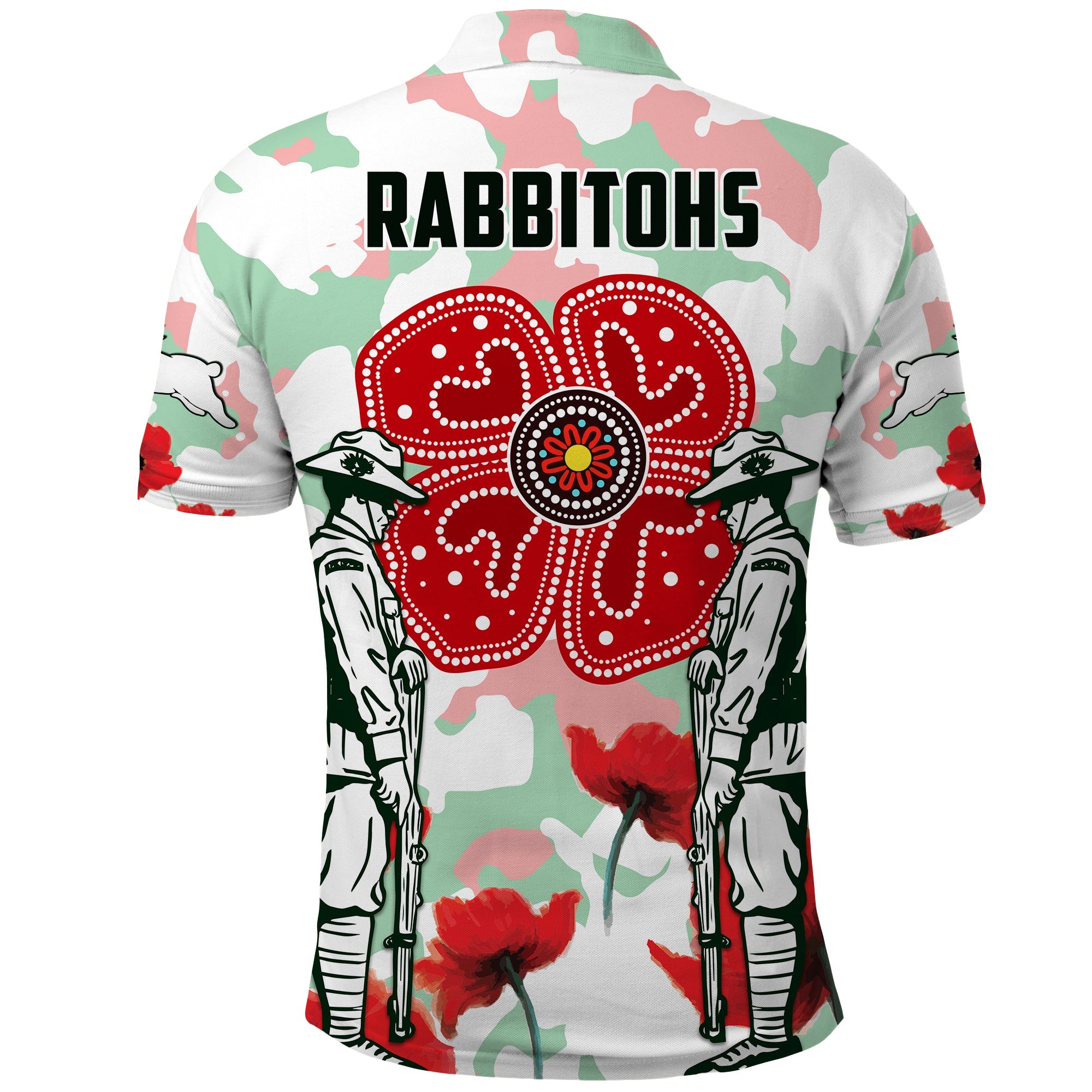 rabbitohs-anzac-day-polo-shirt-poppies-aboriginal-proud-soldiers