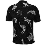 aboriginal-art-polo-shirt-animals-australia-version-black