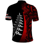 custom-personalised-waitangi-day-polo-shirt-maori-mix-fern-style-red