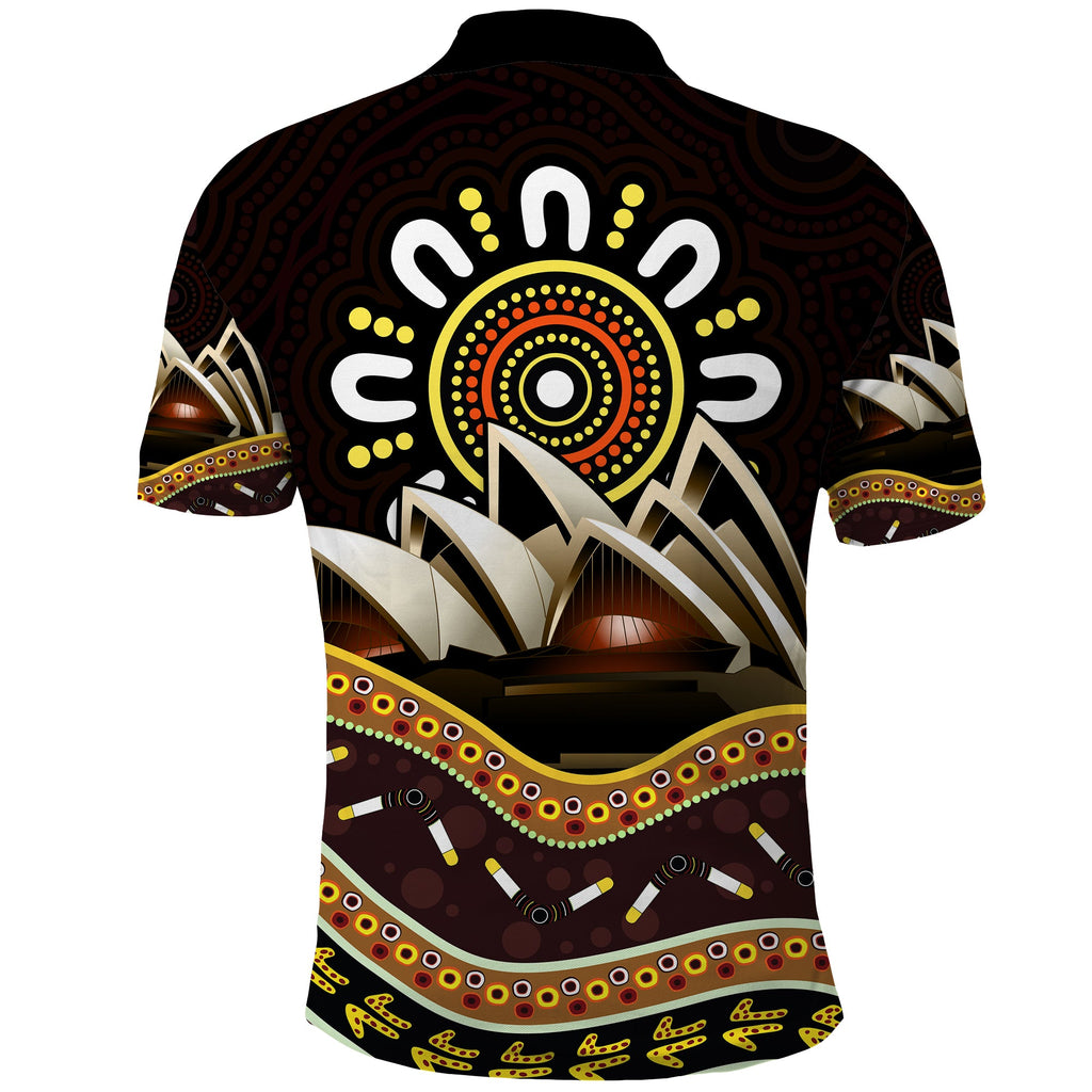 custom-personalised-sydney-australia-polo-shirt-aboriginal-art-sydney-opera-house