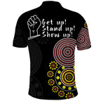 custom-personalised-naidoc-week-2022-polo-shirt-version-aboriginal-dot-get-up