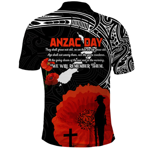 custom-personalised-new-zealand-anzac-2022-polo-shirt-maori-mix-fern-poppy