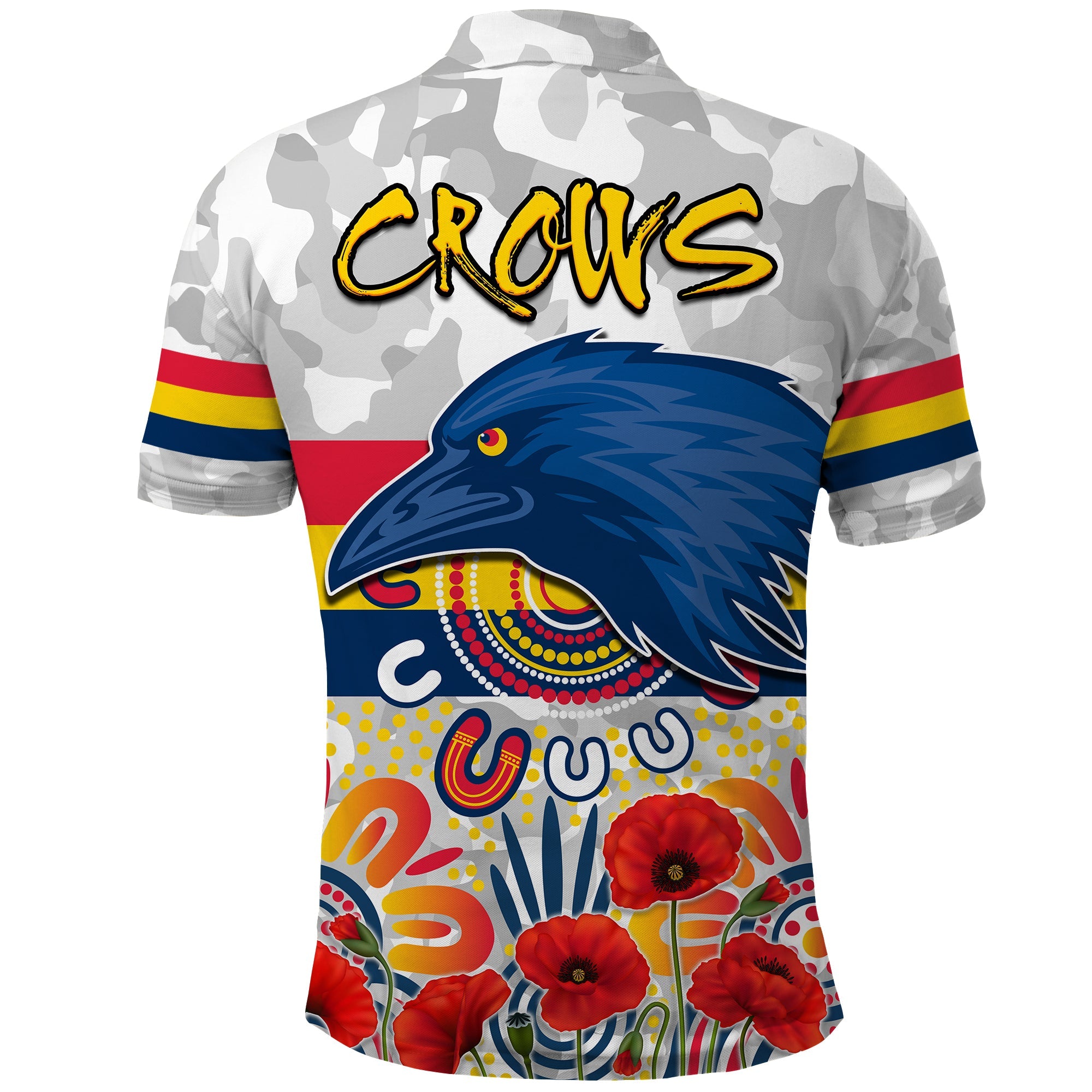 custom-personalised-crows-anzac-2022-polo-shirt-adelaide-football-aboriginal-poppy