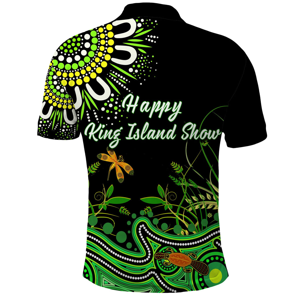 happy-king-island-show-polo-shirt-aboriginal-tasmania-australia