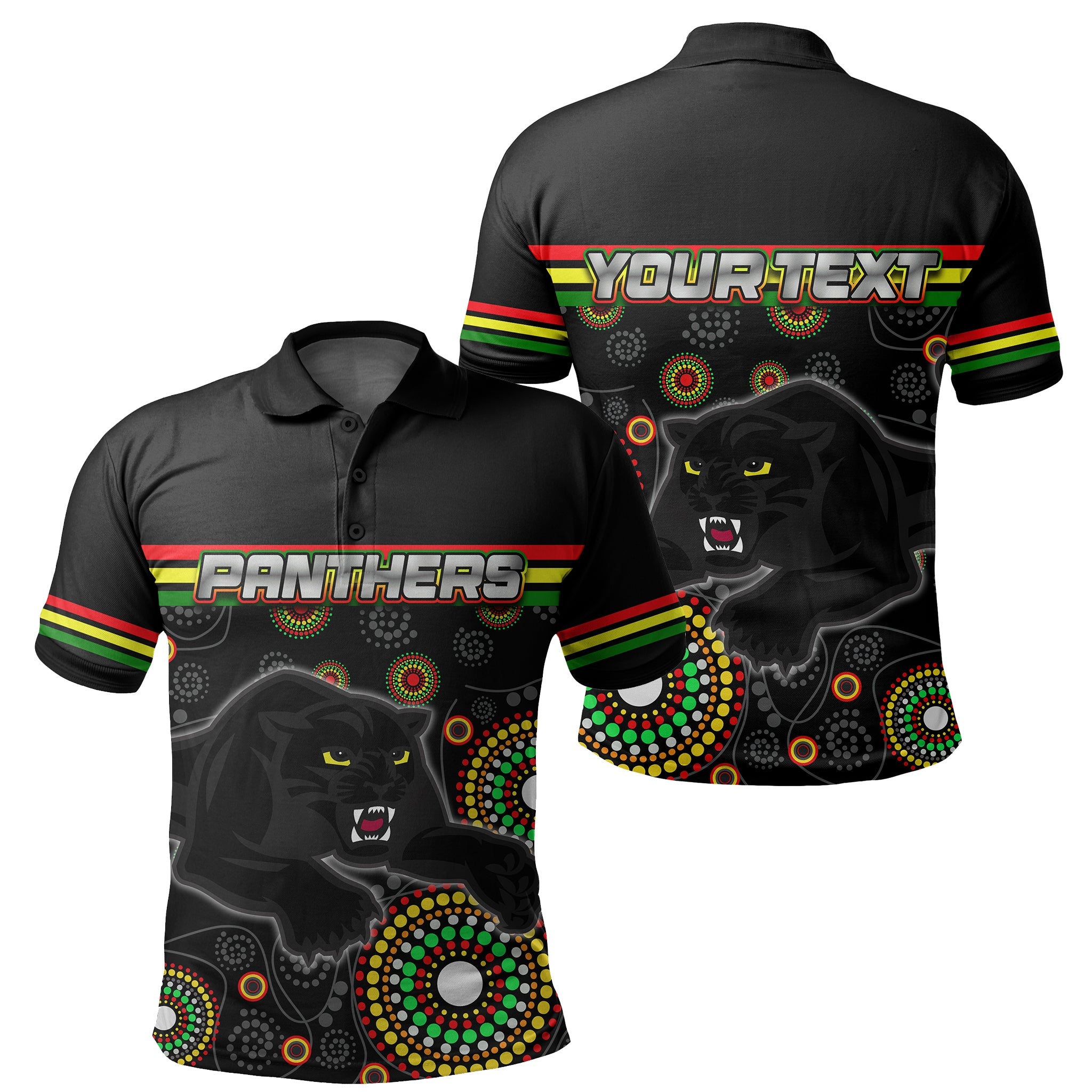 custom-personalisedpanthers-polo-shirt-aboriginal-patterns