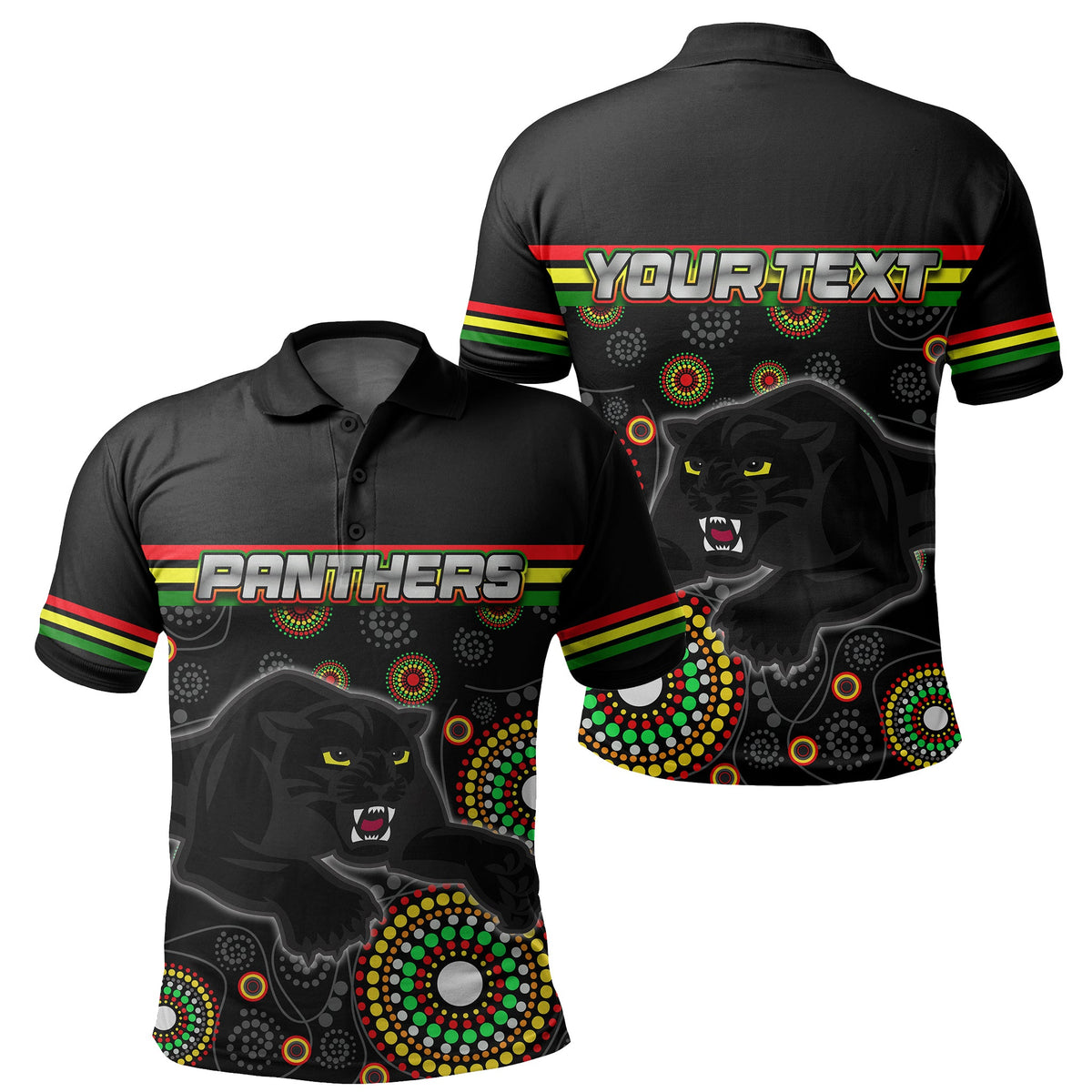 custom-personalisedpanthers-polo-shirt-aboriginal-patterns
