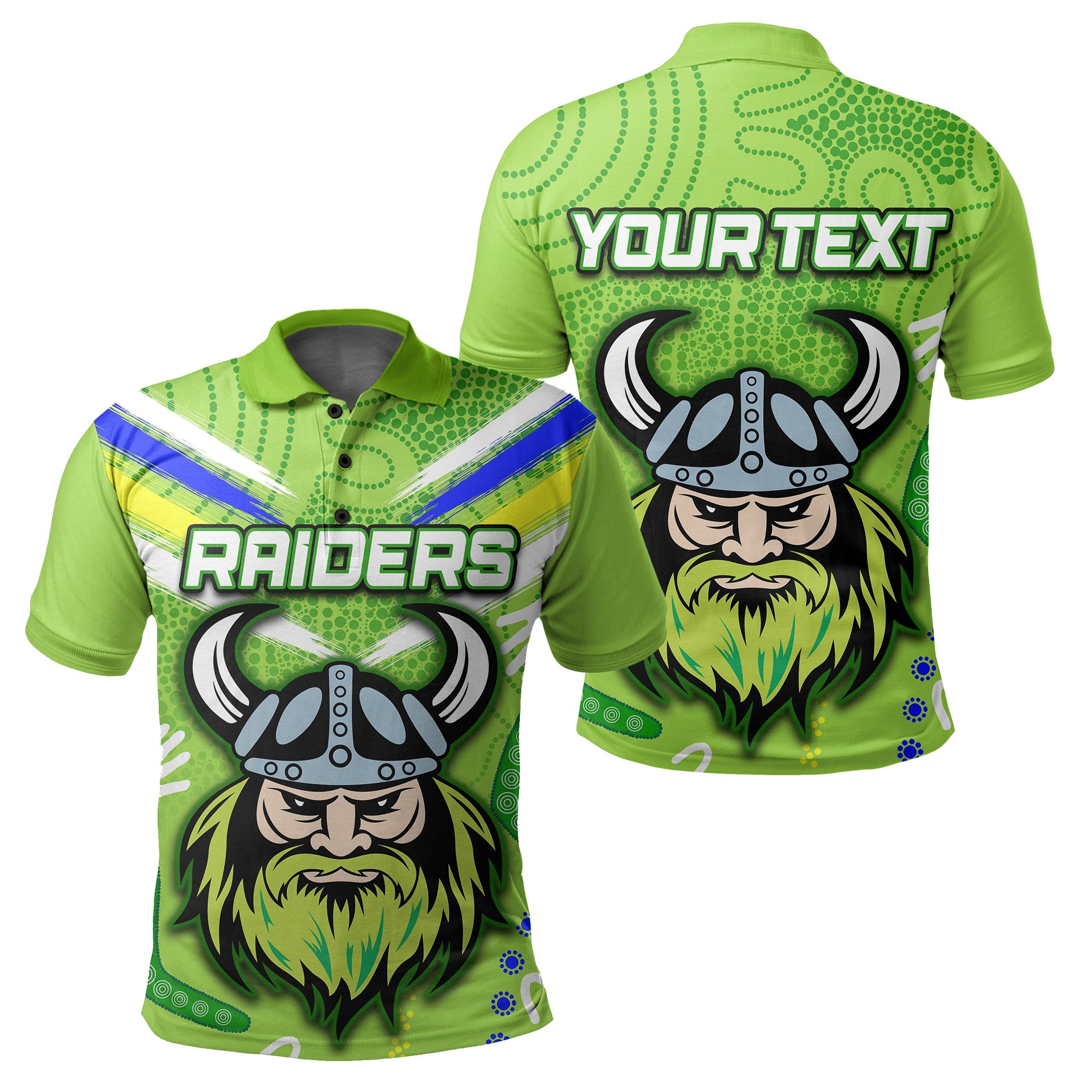 custom-personalised-raiders-polo-shirt-aboriginal-simple