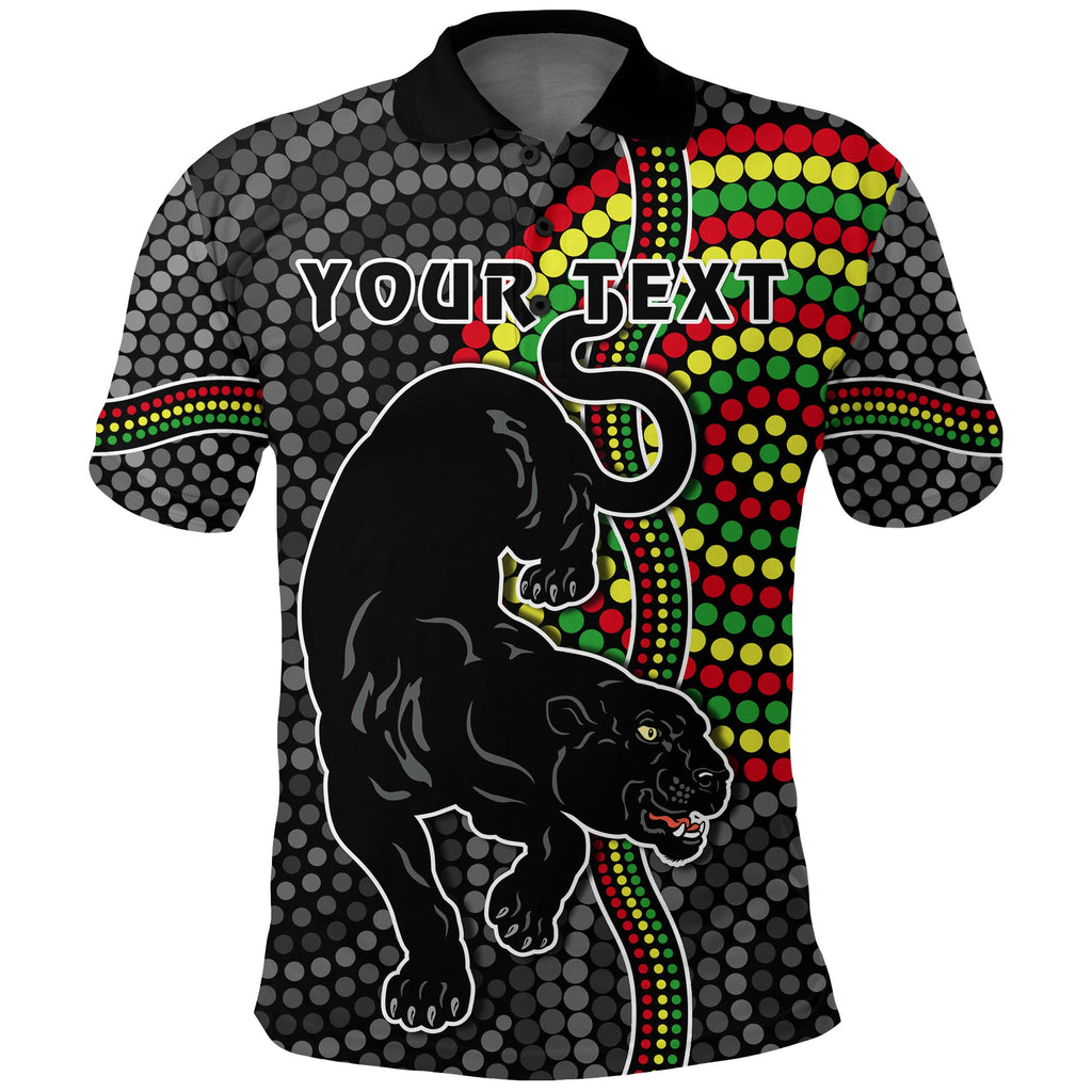custom-personalised-panthers-polo-shirt-simple-wild-indigenous