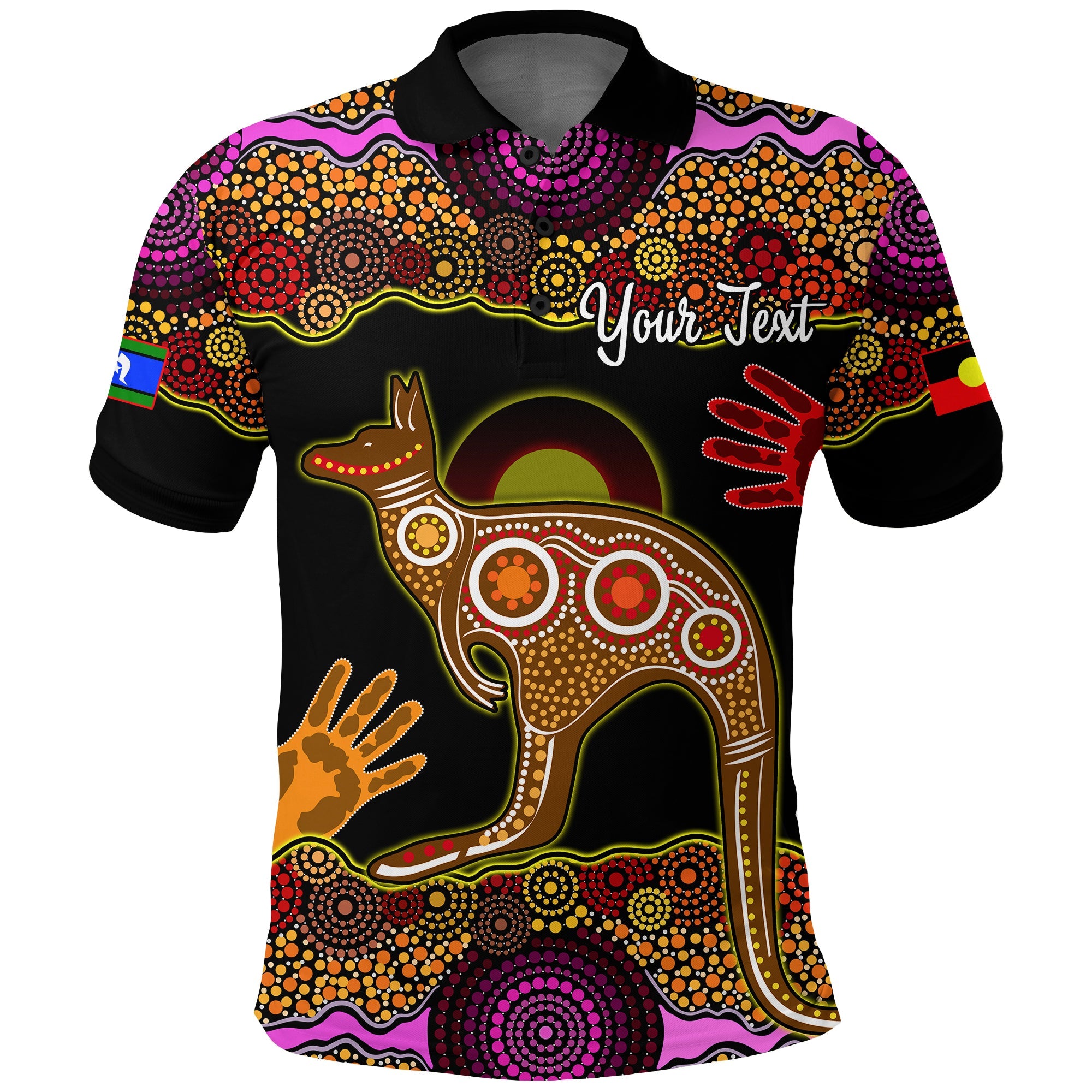 custom-personalised-naidoc-heal-country-polo-shirt-kangaroo-australia