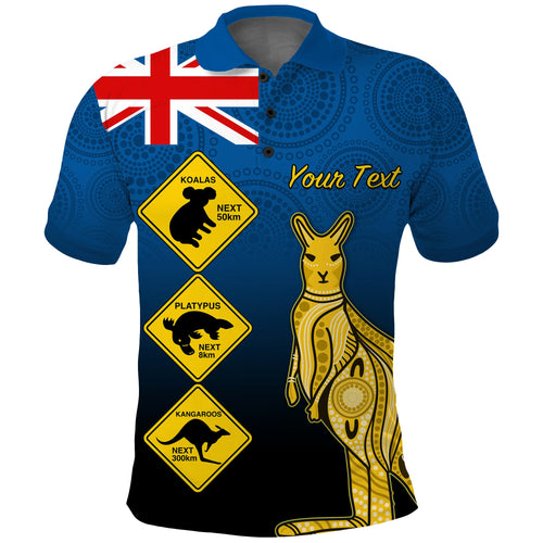 custom-personalised-australia-kangaroo-polo-shirt-road-signs-aussie-aboriginal