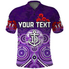 custom-personalised-dockers-anzac-2022-polo-shirt-fremantle-football-aboriginal-poppy-flowers