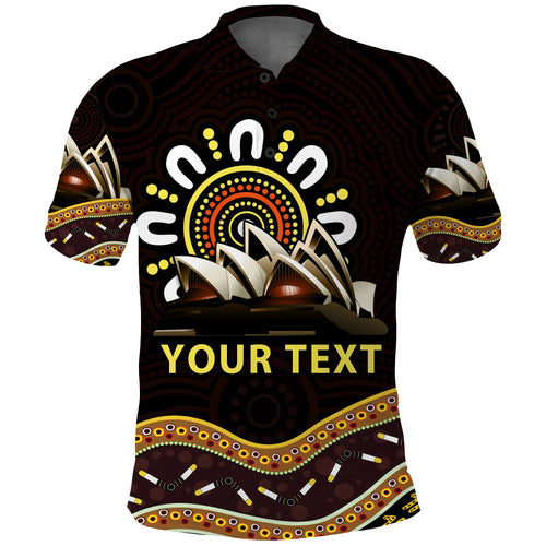 custom-personalised-sydney-australia-polo-shirt-aboriginal-art-sydney-opera-house