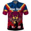 custom-personalised-lions-anzac-2022-polo-shirt-brisbane-brissie-poppy-flowers