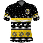 custom-personalised-tigers-christmas-polo-shirt-indigenous-richmond-football