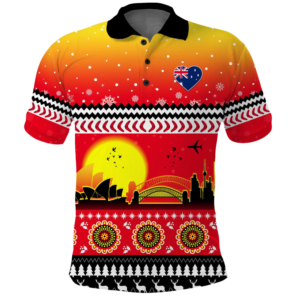 custom-personalised-australia-christmas-polo-shirt-proud-sydney-opera-house