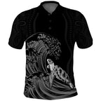 torres-strait-islands-polo-shirt-the-dhari-mix-aboriginal-turtle-version-black