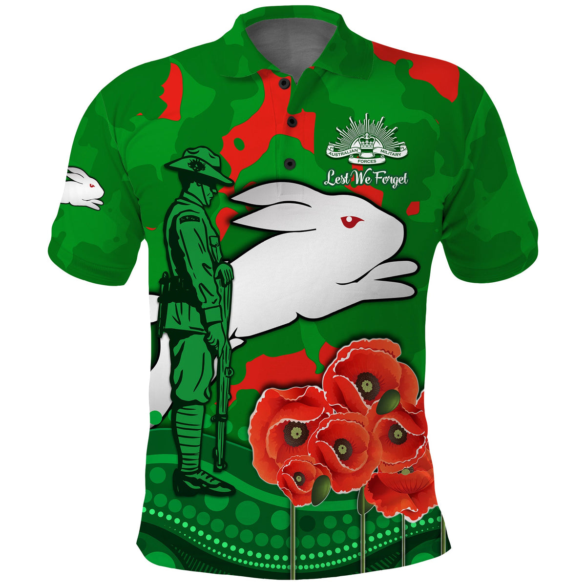 custom-personalised-rabbitohs-anzac-day-polo-shirt-south-sydney-camouflage-mix-aboriginal