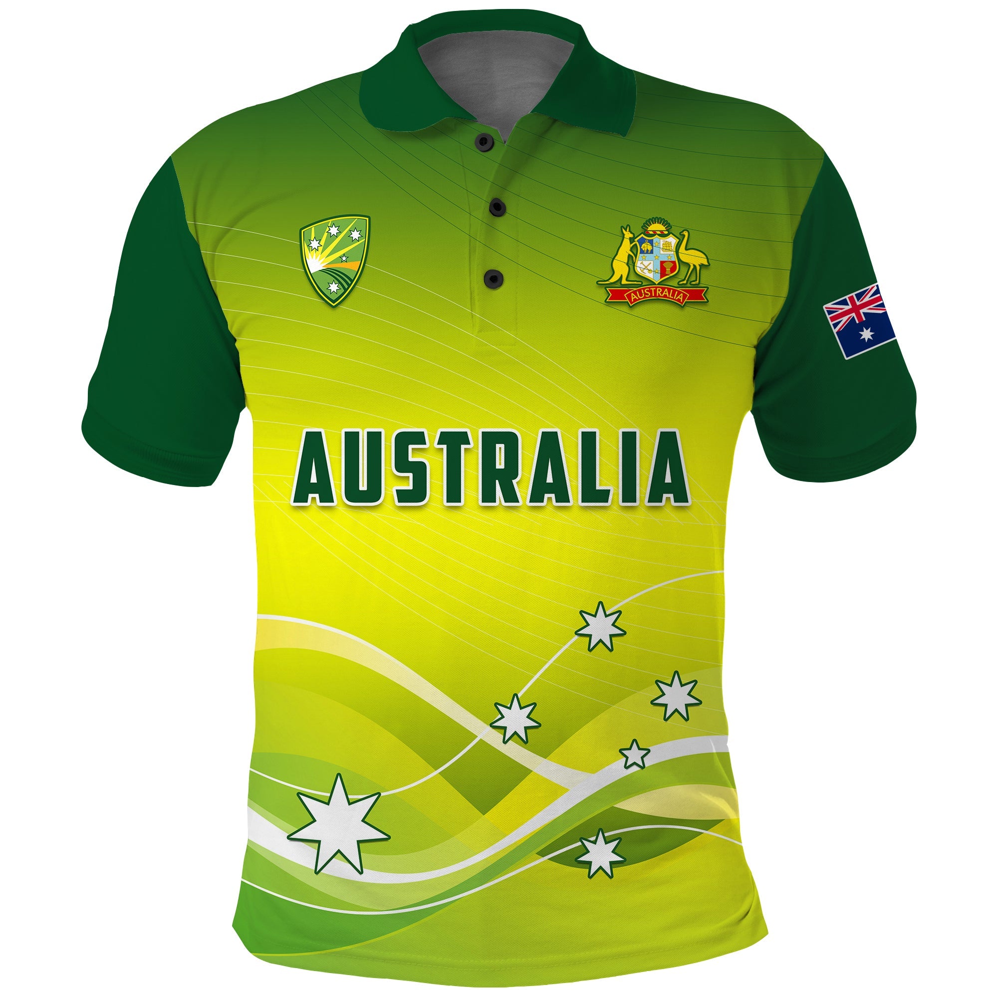 custom-personalised-cricket-australia-polo-shirt-simple-style-custom-text-and-number