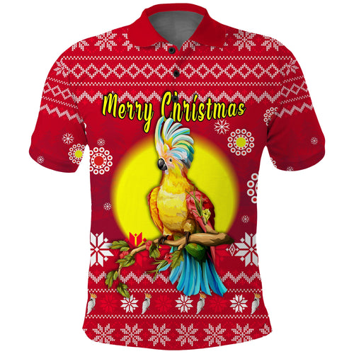 australia-christmas-polo-shirt-be-loved-cockatoo