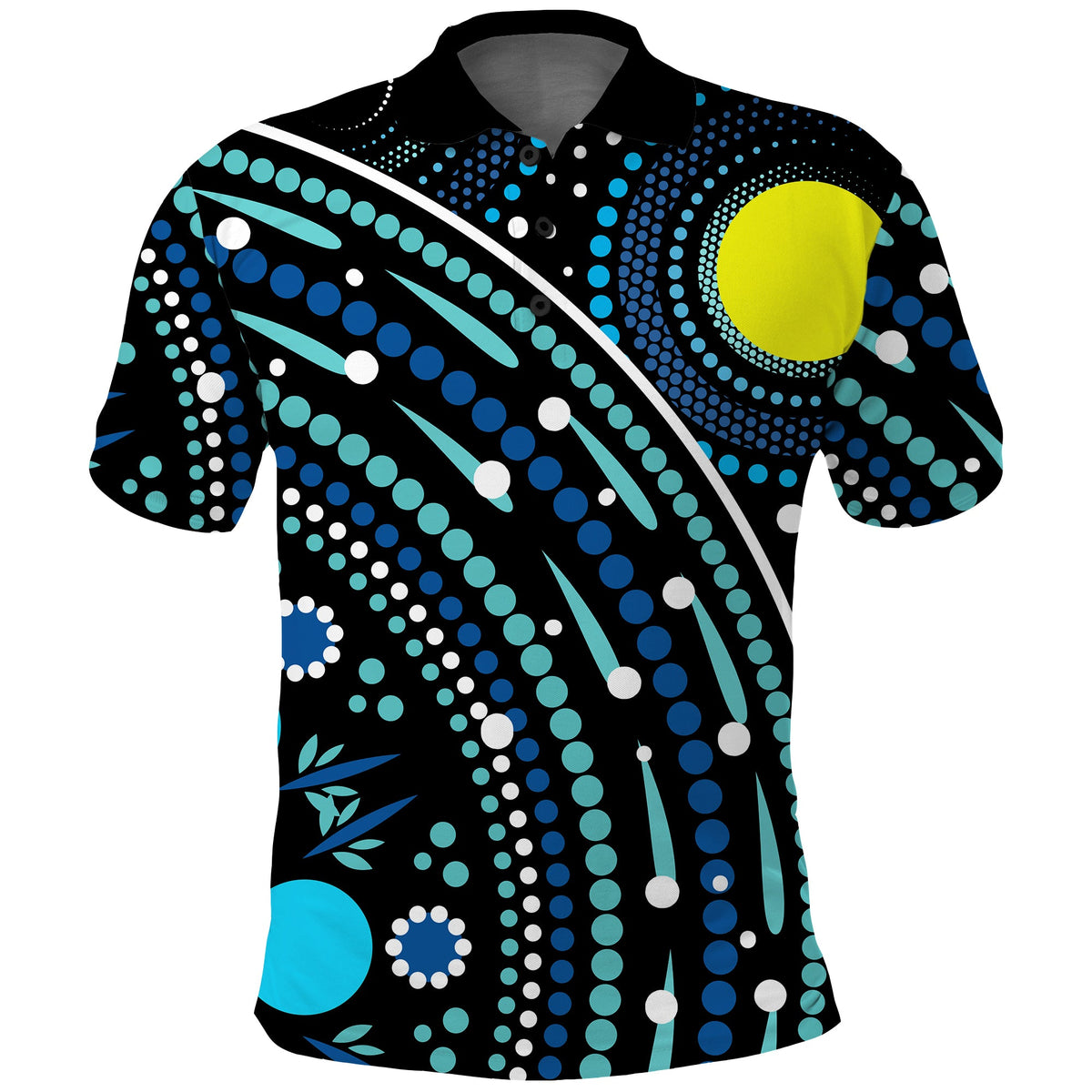 custom-text-and-number-aboriginal-polo-shirt-river-of-life