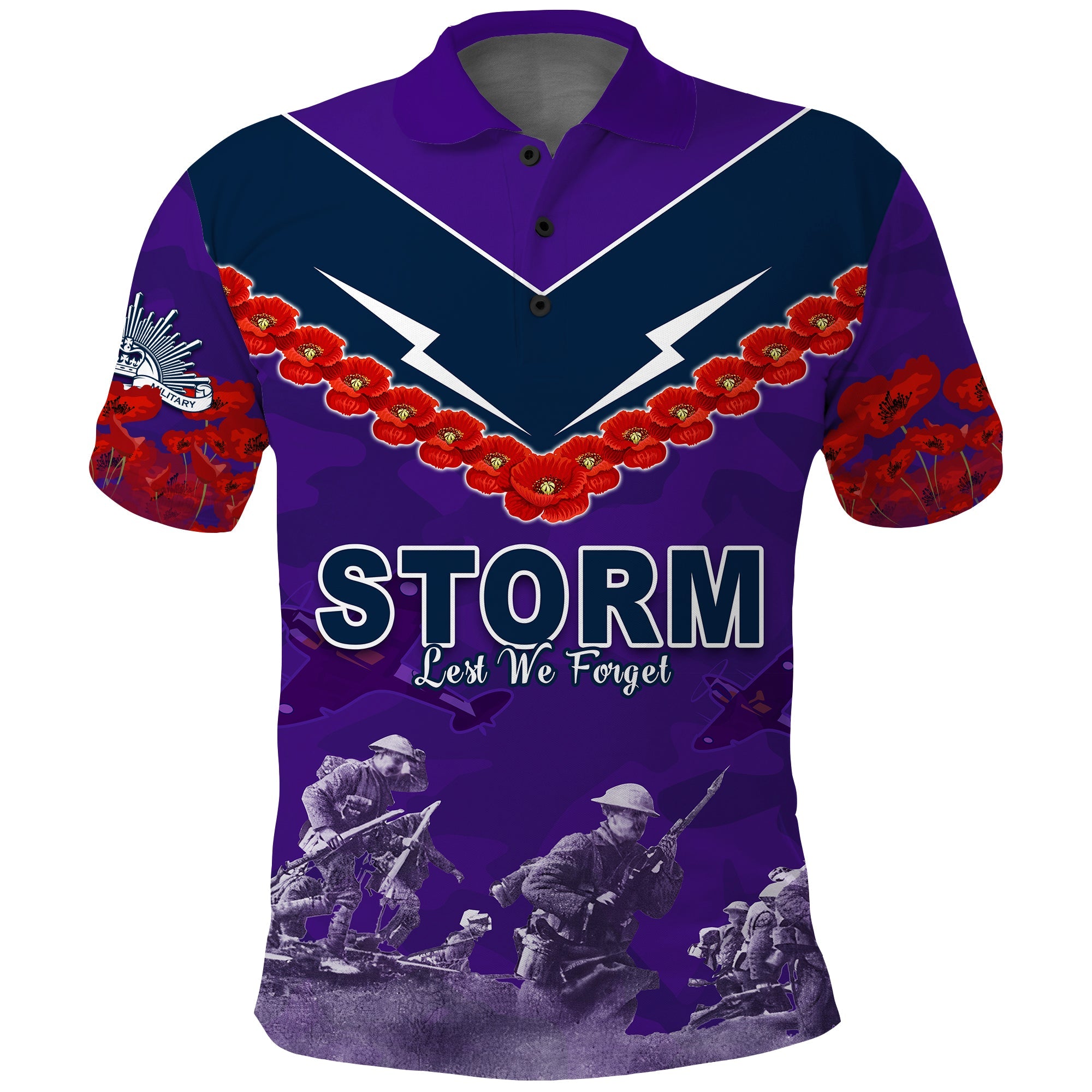custom-personalised-storm-anzac-day-polo-shirt-australian-soldiers-remember-them