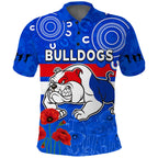 custom-text-and-number-bulldogs-anzac-2022-polo-shirt-western-dogs-aboriginal-poppy