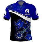 custom-personalised-naidoc-week-2022-polo-shirt-torres-strait-islander-version-blue-aboriginal-turtles