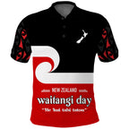 custom-personalised-waitangi-day-polo-shirt-maori-fern-and-tino-rangatiratanga-flag