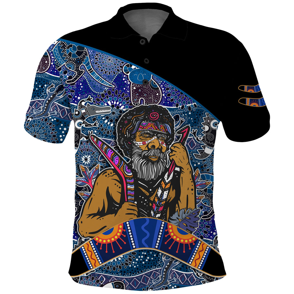 australian-boomerang-polo-shirt-indigenous-australia-blue-graceful