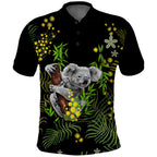 golden-wattle-polo-shirt-koala-australia-acacia-pycnantha-version-simple