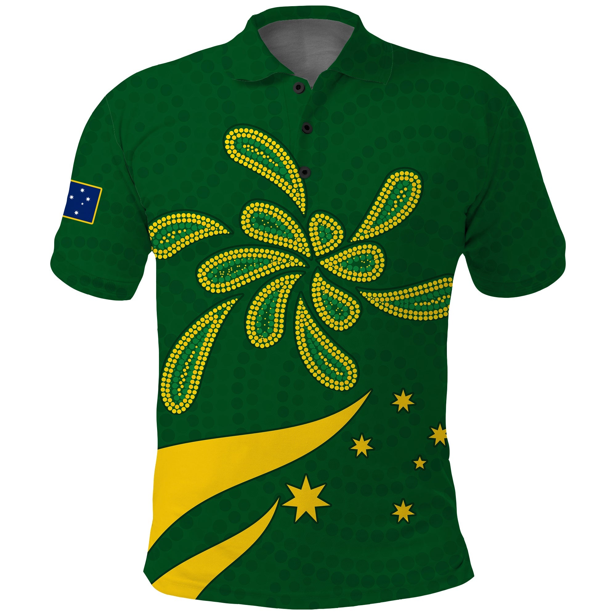 custom-personalised-green-and-gold-polo-shirt-australia-national-colours-lt13