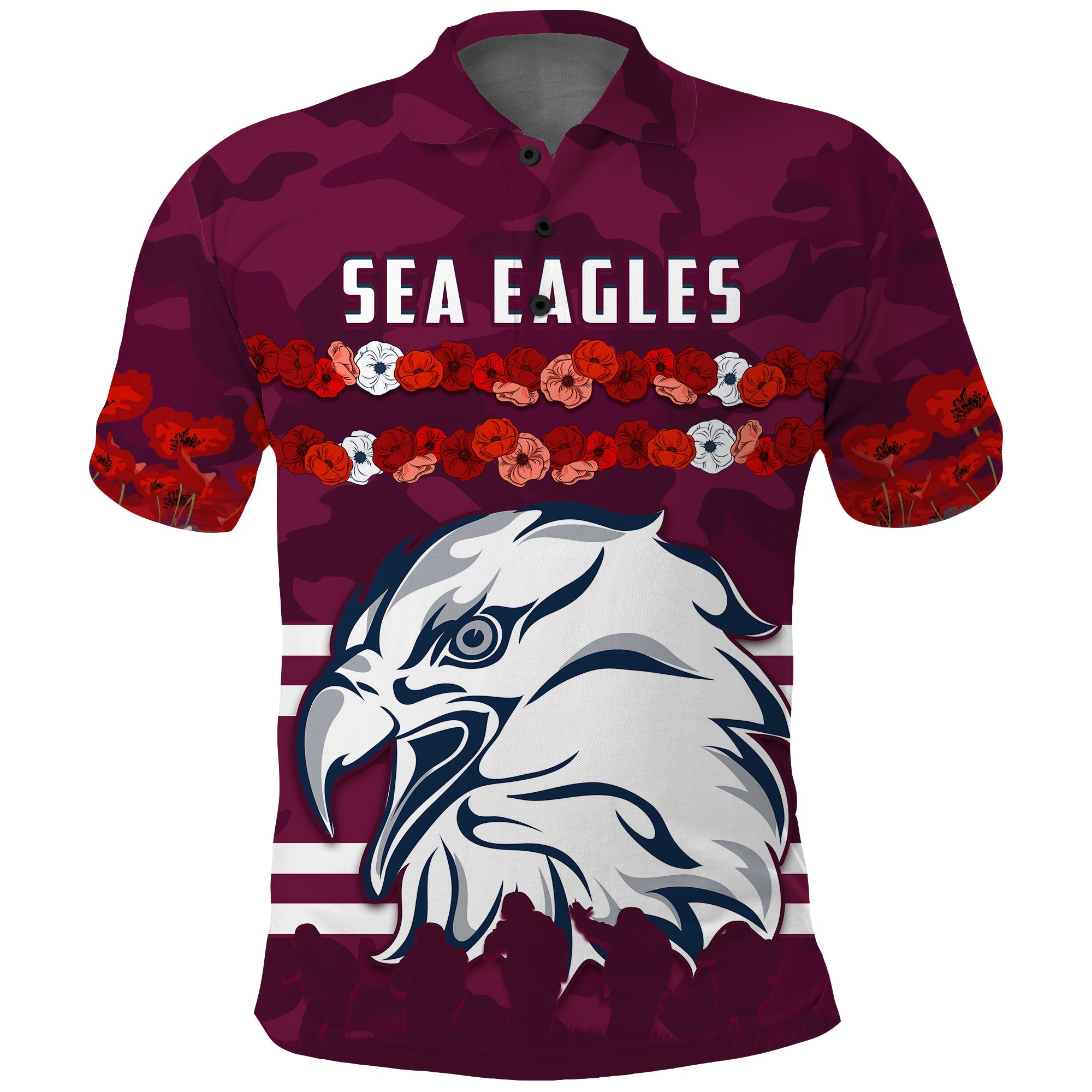 custom-personalised-sea-eagles-anzac-day-polo-shirt-poppy-lest-we-forget