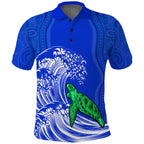 custom-personalised-torres-strait-islands-polo-shirt-the-dhari-mix-aboriginal-turtle-version-blue