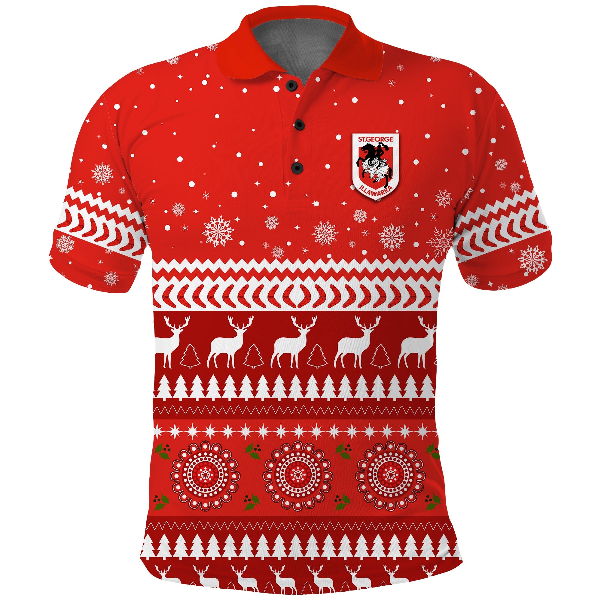 custom-personalised-dragons-polo-shirt-christmas-st-george-illawarra