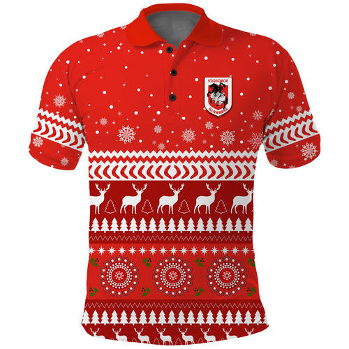 custom-personalised-dragons-polo-shirt-christmas-st-george-illawarra