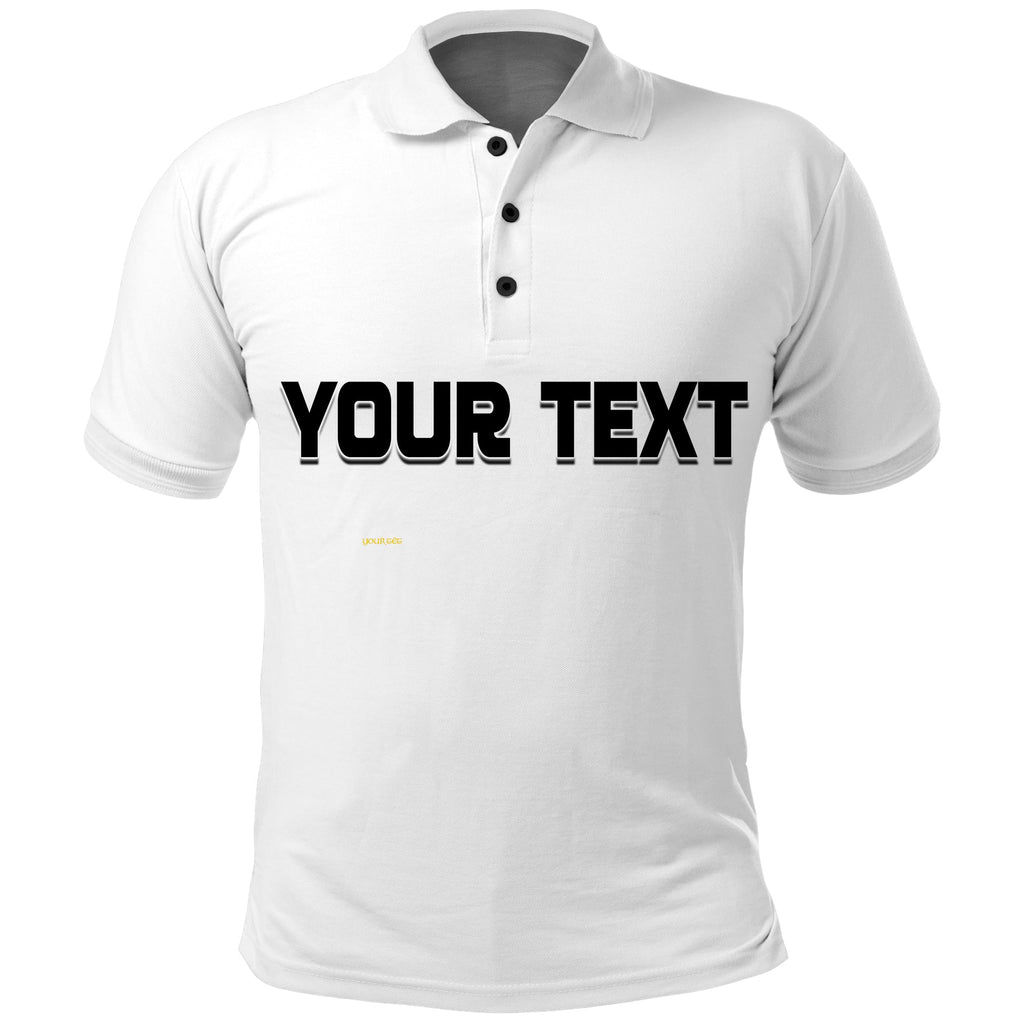 (Custom Personalised) Speical Polo Shirt 2022 Full White LT13